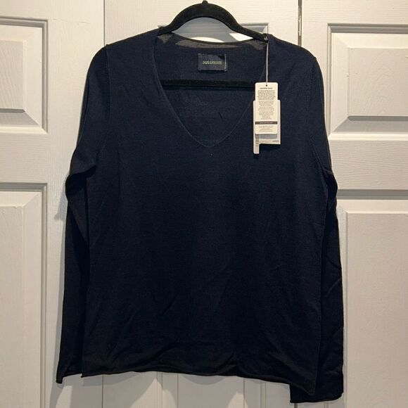 Zadig & Voltaire Sweaters - NWT Zadig & Voltaire Navy Sweater w Skull on back, Size Large